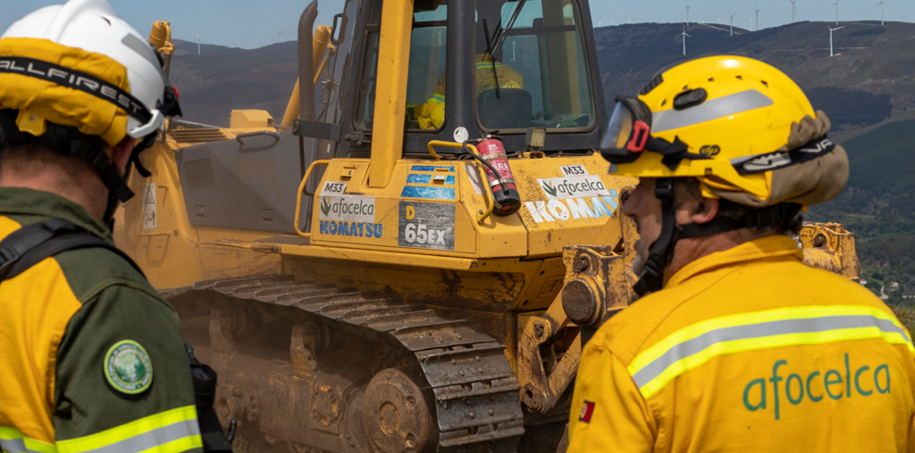 Combate incendios Afocelca